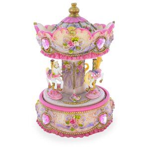 new BESTPYSANKY hand painted musical carousel